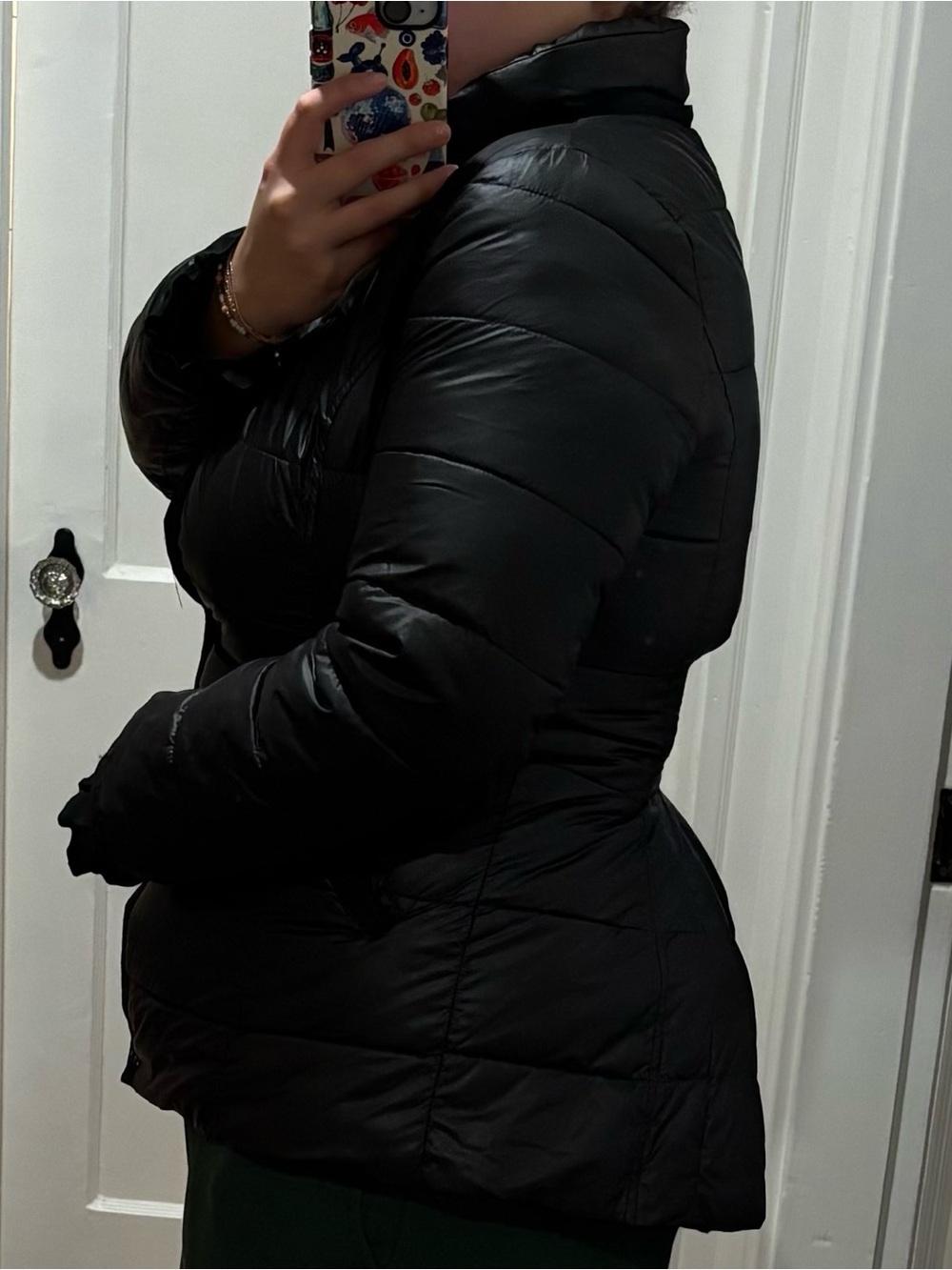 Victoria's Secret Cinched Back Quilted Coat